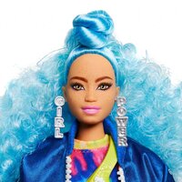 Лялька Barbie Extra з блакитним кучерявим волоссям (GRN30)