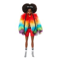 Лялька Barbie Extra у веселковій накидці (GVR04)