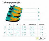Защитные тапочки для купания BBluv Shoöz, неопрен, размер M (B0168-AQ-M)