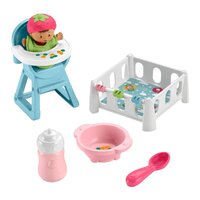 Ігровий набір Fisher-Price Little people Догляд за малюками Годування (GKP64/GKP65)