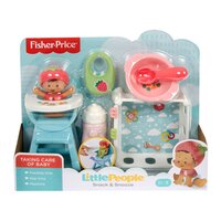 Ігровий набір Fisher-Price Little people Догляд за малюками Годування (GKP64/GKP65)