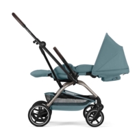 Прогулянкова коляска Cybex Eezy S Twist+ 2 TPE Stormy Blue з бампером (526000851)