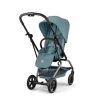 Прогулянкова коляска Cybex Eezy S Twist+ 2 TPE Stormy Blue з бампером (526000851)