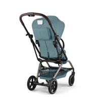 Прогулянкова коляска Cybex Eezy S Twist+ 2 TPE Stormy Blue з бампером (526000851)