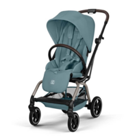 Прогулянкова коляска Cybex Eezy S Twist+ 2 TPE Stormy Blue з бампером (526000851) 