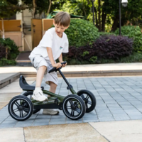 Велокарт детский Qplay Go Kart, черный (GK-01GoKartArmy Green)