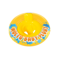 Дитяче надувне коло-пліт для плавання Molto Baby Float, жовтий (26769)