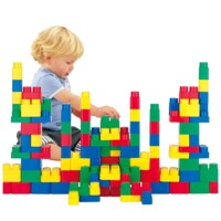 Дитячий конструктор з великими деталями Molto Blocks, 80 шт. у сумці, червоний (12461)