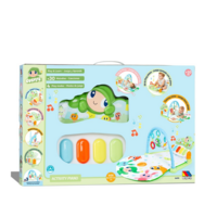Дитячий інтерактивний килим Molto Gusy Luz Activity Piano 4в1 з музичним піаніно та дугою (26515)