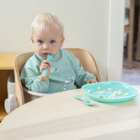 Слинявчик Chicco Teal з рукавами 6 м+ (16302.25)