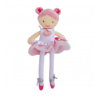 М'яка лялька-танцівниця Doudou Lily Rose, 36 см (DC3131)