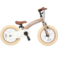Дитячий велосипед-біговел QPlay Miniby 3 в 1 14", блакитно-сірий (CB01MiniByGreyish-Blue)