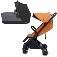 Комплект Прогулянкова коляска Anex Air-X Toffee + Люлька Black (AX-07/L/Ax-C-01) 