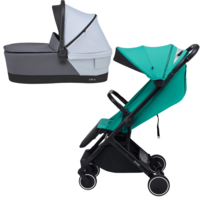 Комплект Прогулянкова коляска Anex Air-X Green + Люлька Gray (AX-05/L/Ax-C-02) 