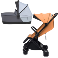 Комплект Прогулянкова коляска Anex Air-X Toffee + Люлька Gray (AX-07/L/Ax-C-02) 