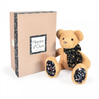 М'яка іграшка Histoire D' Ours Ведмедик з бантом світло-коричневий, 25 см (HO3123) 