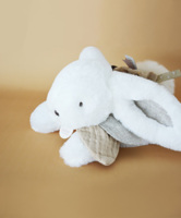 М'яка іграшка Doudou Happy Boho Зайчик Помпон беж, 25 см (DC3738)