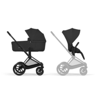 Універсальна коляска 2 в 1 Cybex Priam Matt Black / Sepia Black (526000011)
