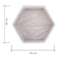 Манеж Tutti Bambini Hexa, світло-бежевий (511800/MUST)