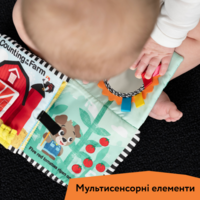 Розвиваюча м'яка книжка Baby Einstein "Counting at the Farm" (17303)