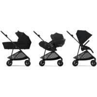 Прогулянкова коляска Cybex Melio Carbon Moss Green з бампером (526000785)