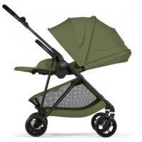 Прогулянкова коляска Cybex Melio Carbon Moss Green з бампером (526000785)