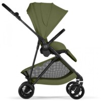 Прогулянкова коляска Cybex Melio Carbon Moss Green з бампером (526000785)