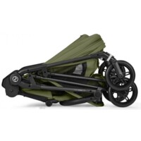 Прогулянкова коляска Cybex Melio Carbon Moss Green з бампером (526000785)
