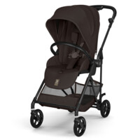 Прогулянкова коляска Cybex Melio Chocolate Brown з бампером (526000791) 