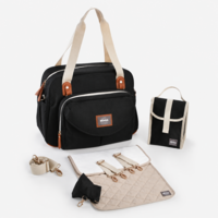Сумка для мам Beaba Geneva Black, чорна (940223) 