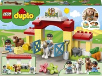 Конструктор LEGO DUPLO Стайня і догляд за поні (10951)