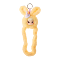 М’яка іграшка з кільцем Tangle Cimmy Fluffy Bunny Lucky (HWTANGLE01S01-YC03) 