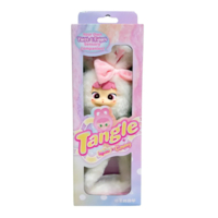 М’яка іграшка з кільцем Tangle Cimmy Fluffy Bunny Snowy (HWTANGLE01S01-WC02)