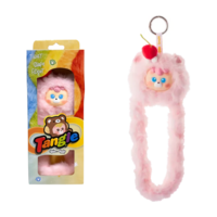 Колекційна м’яка іграшка з кільцем Tangle x diudiu baby Furry Bear Pechy Cream (HWTANGLE02D01-PD04) 