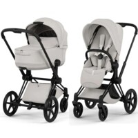 Дитяча коляска 2 в 1 Cybex Priam 5.0 Style City Grey / Matt Black  