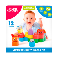 Развивающий конструктор Kiddi Smart серии Kiddi Soft Чудо-звуки и цвета (04141) 