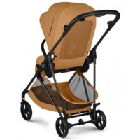 Прогулянкова коляска Cybex Melio Carbon Cinnamon Yellow з бампером (526000803)