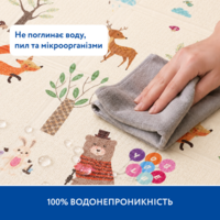 Двосторонній термокилимок Piccolino "Лісова подорож", 180х200х0,8 см (26000064)