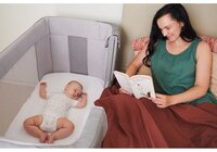 Кроватка 3 в 1 Chicco Next2Me Forever Темно-серая (79650.77)