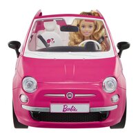 Набір з лялькою Barbie Fiat 500 рожевий з лялькою (GXR57)