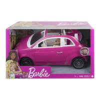 Набір з лялькою Barbie Fiat 500 рожевий з лялькою (GXR57)