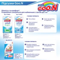  Підгузки Goo.N SS для новонароджених до 5 кг унісекс 36 шт. (853888) 