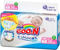  Підгузки Goo.N SS для новонароджених до 5 кг унісекс 36 шт. (853888) 