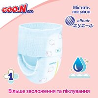 Трусики-підгузки GOO.N Plus для дітей 9-14 кг розмір L 44 шт. (4902011843408)
