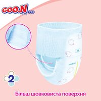 Трусики-підгузки GOO.N Plus для дітей 9-14 кг розмір L 44 шт. (4902011843408)