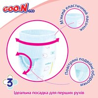 Трусики-підгузки GOO.N Plus для дітей 9-14 кг розмір L 44 шт. (4902011843408)