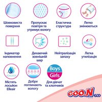 Трусики-підгузки GOO.N Plus для дітей 9-14 кг розмір L 44 шт. (4902011843408)