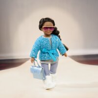 Набір одягу для ляльок LORI Блакитне пальто (LO30005Z)