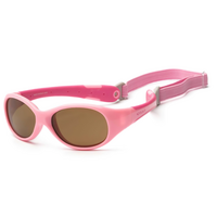 Дитячі сонцезахисні окуляри Koolsun Flex, рожеві, розмір 0+ (KS-FLPS000) 