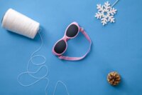 Дитячі сонцезахисні окуляри Koolsun Flex, рожеві, розмір 3+ (KS-FLPS003)